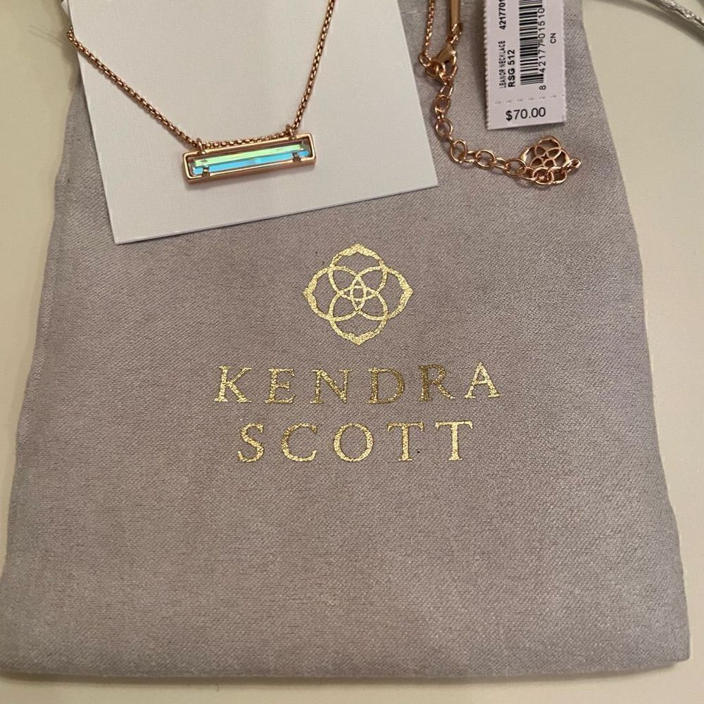 - kendra scott bar pendant necklace new with tags